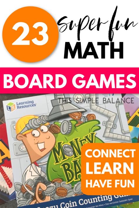 math board games|24 Math Board Games for Kids of All Ages (math can be fun!).